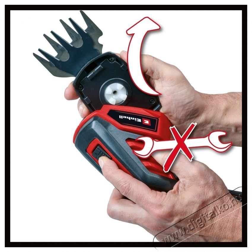 Einhell GC-CG 3.6/70 Li WT akkus elektromos fű/boz&oacute;t oll&oacute;, 3.6 V 2.0 Ah Li-Ion akkumul&aacute;tor, 70 mm-es fűv&aacute;g&oacute;, 110 mm-es boz&oacute;tfű, t&ouml;ltők&aacute;bel mell&eacute;kelve H&aacute;ztart&aacute;s / Otthon / K&uuml;lt&eacute;r - K&uuml;lt&eacute;r / kerti term&eacute;k / grill - S&ouml;v&eacute;ny / k&eacute;zi fű &eacute;s lomb v&aacute;g&oacute; - 535168