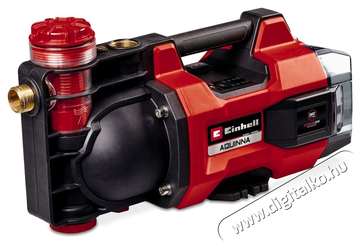 Einhell Automata akkumul&aacute;toros kerti szivatty&uacute; Einhell Expert AQUINNA 36/38 F LED AUTOMATIC Power X-Change H&aacute;ztart&aacute;s / Otthon / K&uuml;lt&eacute;r - K&uuml;lt&eacute;r / kerti term&eacute;k / grill - Szivatty&uacute; - 535166