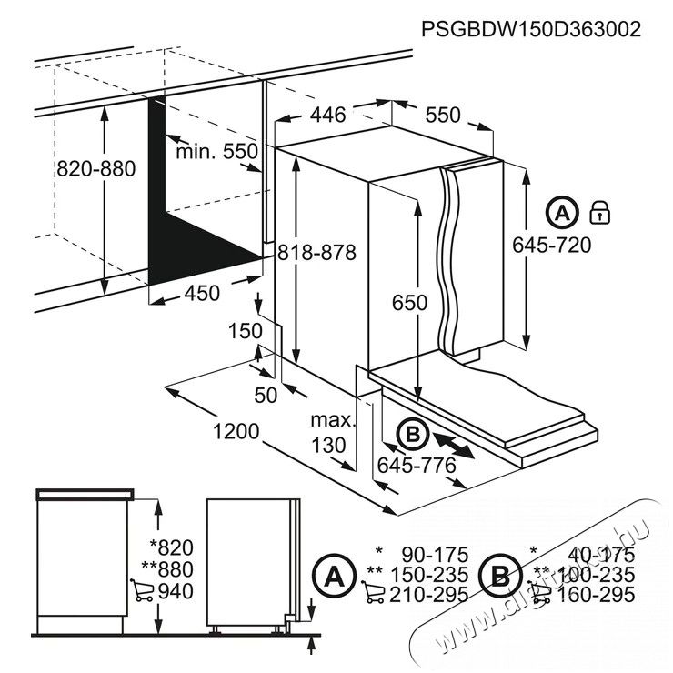 Electrolux EEA12100L Be&eacute;p&iacute;thető keskeny mosogat&oacute;g&eacute;p - 9 ter&iacute;t&eacute;kes Konyhai term&eacute;kek - Mosogat&oacute;g&eacute;p - Keskeny (45cm-ig) be&eacute;p&iacute;thető mosogat&oacute;g&eacute;p - 372024