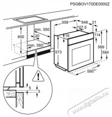 Electrolux EOC6P77WX be&eacute;p&iacute;thető s&uuml;tő Konyhai term&eacute;kek - S&uuml;tő-főzőlap, tűzhely (be&eacute;p&iacute;thető) - S&uuml;tő (be&eacute;p&iacute;thető) - 372039