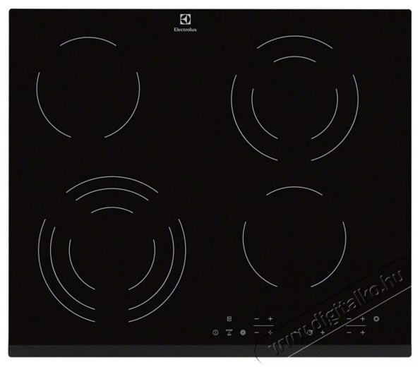 Electrolux EHF6343FOK be&eacute;p&iacute;thető főzőlap, Vitroker&aacute;mia, 4 főzőz&oacute;na, &Eacute;rintő vez&eacute;rl&eacute;s, 59 cm, fekete &uuml;veg Konyhai term&eacute;kek - S&uuml;tő-főzőlap, tűzhely (be&eacute;p&iacute;thető) - Elektromos főzőlap (be&eacute;p&iacute;thető) - 493777