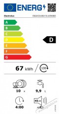 Electrolux ESG43310SX Keskeny mosogat&oacute;g&eacute;p Konyhai term&eacute;kek - Mosogat&oacute;g&eacute;p - Keskeny (45cm-ig) szabadon&aacute;ll&oacute; mosogat&oacute;g&eacute;p - 493920