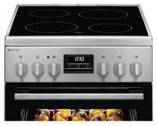 Electrolux LKR540267X BBQ grillny&aacute;rssal ker&aacute;mialapos inox tűzhely Konyhai term&eacute;kek - S&uuml;tő-főzőlap, tűzhely (szabadon&aacute;ll&oacute;) - Elektromos tűzhely (szabadon&aacute;ll&oacute;) - 501448
