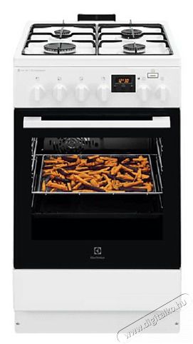 Electrolux LKK560232W SteamBake kombin&aacute;lt tűzhely Konyhai term&eacute;kek - S&uuml;tő-főzőlap, tűzhely (szabadon&aacute;ll&oacute;) - Kombin&aacute;lt tűzhely (szabadon&aacute;ll&oacute;) - 501646