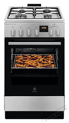 Electrolux LKK560232X SteamBake kombin&aacute;lt tűzhely Konyhai term&eacute;kek - S&uuml;tő-főzőlap, tűzhely (szabadon&aacute;ll&oacute;) - Kombin&aacute;lt tűzhely (szabadon&aacute;ll&oacute;) - 501645