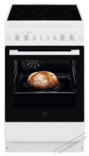 Electrolux LKR520066W feh&eacute;r ker&aacute;mialapos tűzhely Konyhai term&eacute;kek - S&uuml;tő-főzőlap, tűzhely (szabadon&aacute;ll&oacute;) - Elektromos tűzhely (szabadon&aacute;ll&oacute;) - 501644