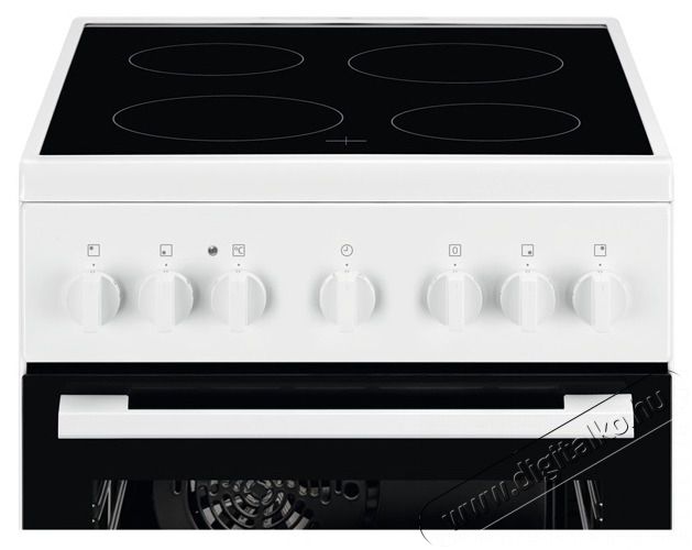 Electrolux LKR520066W feh&eacute;r ker&aacute;mialapos tűzhely Konyhai term&eacute;kek - S&uuml;tő-főzőlap, tűzhely (szabadon&aacute;ll&oacute;) - Elektromos tűzhely (szabadon&aacute;ll&oacute;) - 501644