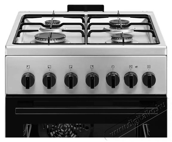 Electrolux LKK520032X kombin&aacute;lt inox tűzhely Konyhai term&eacute;kek - S&uuml;tő-főzőlap, tűzhely (szabadon&aacute;ll&oacute;) - Kombin&aacute;lt tűzhely (szabadon&aacute;ll&oacute;) - 502734