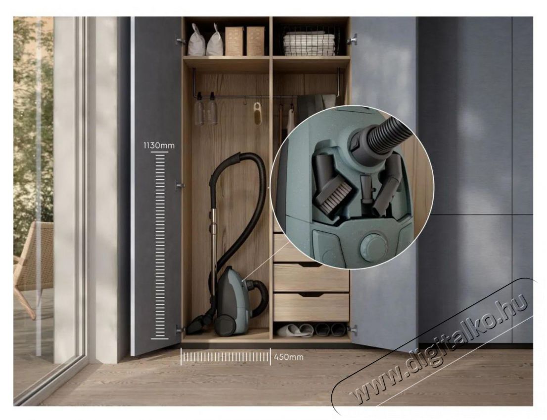 Electrolux 500 Clean EB51C1OG H&aacute;ztart&aacute;s / Otthon / K&uuml;lt&eacute;r - Porsz&iacute;v&oacute; / takar&iacute;t&oacute;g&eacute;p - Porzs&aacute;kos porsz&iacute;v&oacute; - 503496