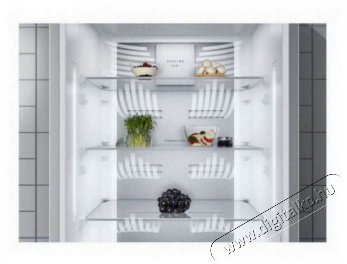 Electrolux LNT7ME32X3 Konyhai term&eacute;kek - Hűtő, fagyaszt&oacute; (szabadon&aacute;ll&oacute;) - Alulfagyaszt&oacute;s kombin&aacute;lt hűtő - 504401