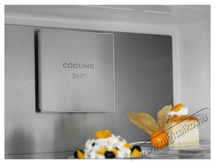 Electrolux LNT7ME36G2 800 Cooling 360 Konyhai term&eacute;kek - Hűtő, fagyaszt&oacute; (szabadon&aacute;ll&oacute;) - Alulfagyaszt&oacute;s kombin&aacute;lt hűtő - 504402