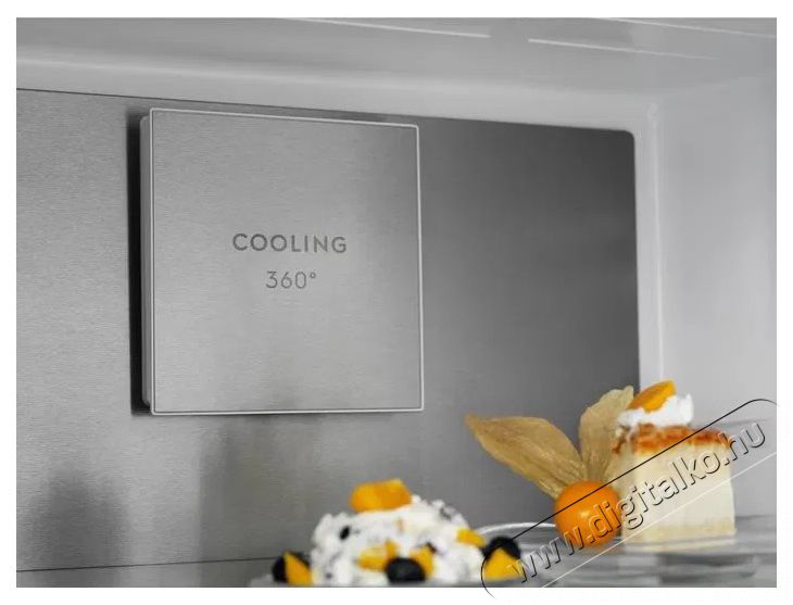 Electrolux LNT7ME36X3 800 Cooling 360 Konyhai term&eacute;kek - Hűtő, fagyaszt&oacute; (szabadon&aacute;ll&oacute;) - Alulfagyaszt&oacute;s kombin&aacute;lt hűtő - 504403