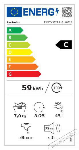 Electrolux EW7TN3372 fel&uuml;lt&ouml;ltős mos&oacute;g&eacute;p H&aacute;ztart&aacute;s / Otthon / K&uuml;lt&eacute;r - Mos&oacute;g&eacute;p / sz&aacute;r&iacute;t&oacute;g&eacute;p - Fel&uuml;lt&ouml;ltős mos&oacute;g&eacute;p - 373720