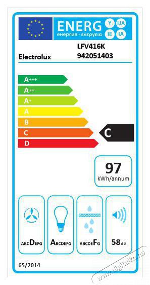 Electrolux LFV416K k&uuml;rtős p&aacute;raelsz&iacute;v&oacute; Konyhai term&eacute;kek - P&aacute;raelsz&iacute;v&oacute; - K&uuml;rtős - 372079