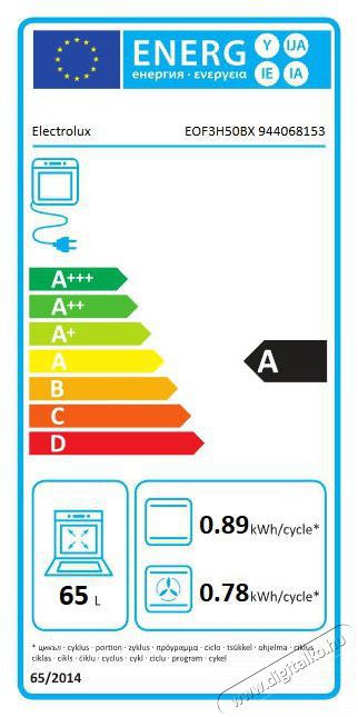 Electrolux EOF3H50BX &Uacute;jdons&aacute;gok - &Uacute;j term&eacute;kek - 505675