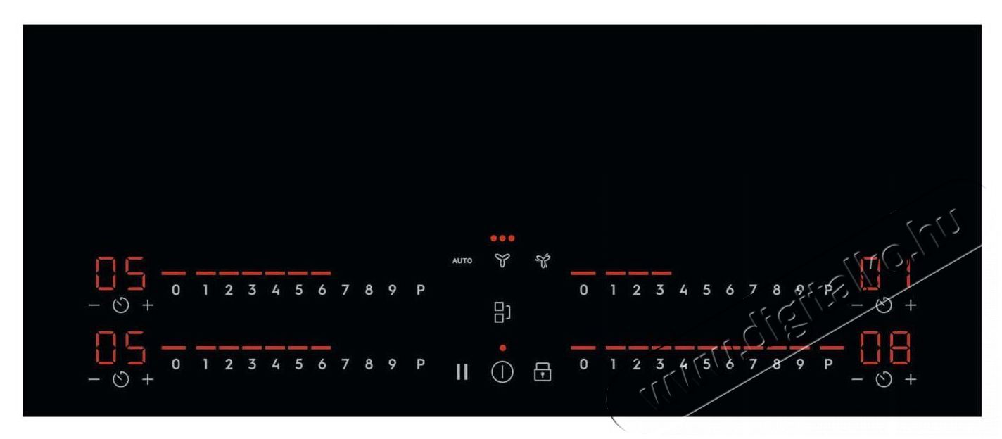 Electrolux KCC83443 fekete, be&eacute;p&iacute;thető, indukci&oacute;s, főzőz&oacute;na: 4, be&eacute;p&iacute;thető m&eacute;ret: 56cm, főzőlap Konyhai term&eacute;kek - S&uuml;tő-főzőlap, tűzhely (be&eacute;p&iacute;thető) - Indukci&oacute;s főzőlap (be&eacute;p&iacute;thető) - 513984