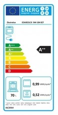 Electrolux EOA9S31CX SteamPro inox, be&eacute;p&iacute;thető, s&uuml;tőt&eacute;r: 70L, grill, l&eacute;gkever&eacute;s, gőzs&uuml;tő Konyhai term&eacute;kek - S&uuml;tő-főzőlap, tűzhely (be&eacute;p&iacute;thető) - S&uuml;tő (be&eacute;p&iacute;thető) - 514580