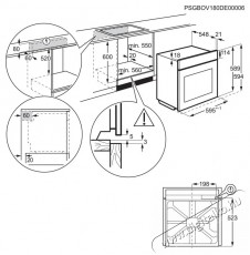 Electrolux 600 SurroundCook EOF6P76X2 S&uuml;tő (be&eacute;p&iacute;thető) Konyhai term&eacute;kek - S&uuml;tő-főzőlap, tűzhely (be&eacute;p&iacute;thető) - S&uuml;tő (be&eacute;p&iacute;thető) - 529433