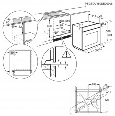 Electrolux 600 SurroundCook EOF6P76X2 Konyhai term&eacute;kek - S&uuml;tő-főzőlap, tűzhely (be&eacute;p&iacute;thető) - S&uuml;tő (be&eacute;p&iacute;thető) - 529432