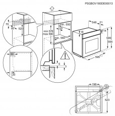 Electrolux 600 SurroundCook EOF6P76X2 Konyhai term&eacute;kek - S&uuml;tő-főzőlap, tűzhely (be&eacute;p&iacute;thető) - S&uuml;tő (be&eacute;p&iacute;thető) - 529432