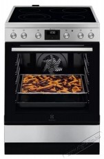 Electrolux LKR64022AX TŰZHELY KER&Aacute;MIALAPOS Konyhai term&eacute;kek - S&uuml;tő-főzőlap, tűzhely (szabadon&aacute;ll&oacute;) - Elektromos tűzhely (szabadon&aacute;ll&oacute;) - 502810