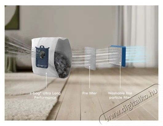 Electrolux EB81U1WB 800 Ultimate porzs&aacute;kos porsz&iacute;v&oacute; Konyhai term&eacute;kek - Hűtő, fagyaszt&oacute; (szabadon&aacute;ll&oacute;) - Fel&uuml;lfagyaszt&oacute;s kombin&aacute;lt hűtő - 531191