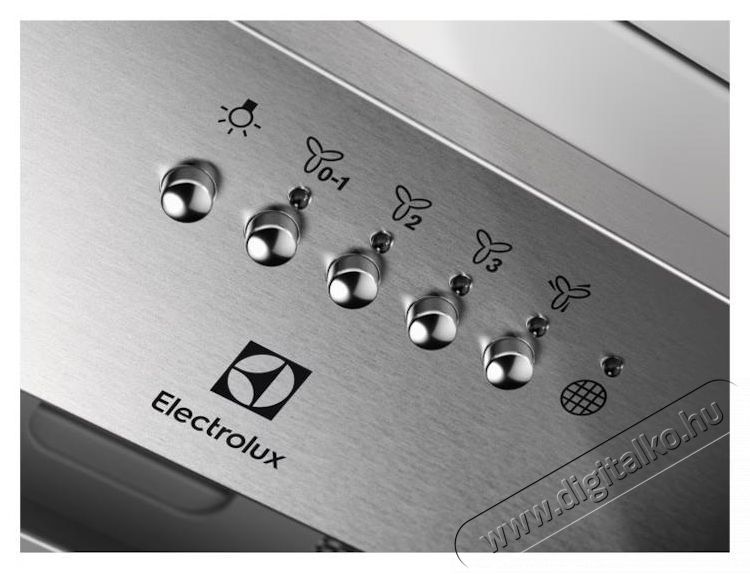 Electrolux EFG516X Be&eacute;p&iacute;thető p&aacute;raelsz&iacute;v&oacute;, 600 m&sup3;/h, Elektronikus vez&eacute;rl&eacute;s, 54 cm, Rozsdamentes ac&eacute;l Konyhai term&eacute;kek - P&aacute;raelsz&iacute;v&oacute; - Be&eacute;p&iacute;thető / kih&uacute;zhat&oacute; - 533331