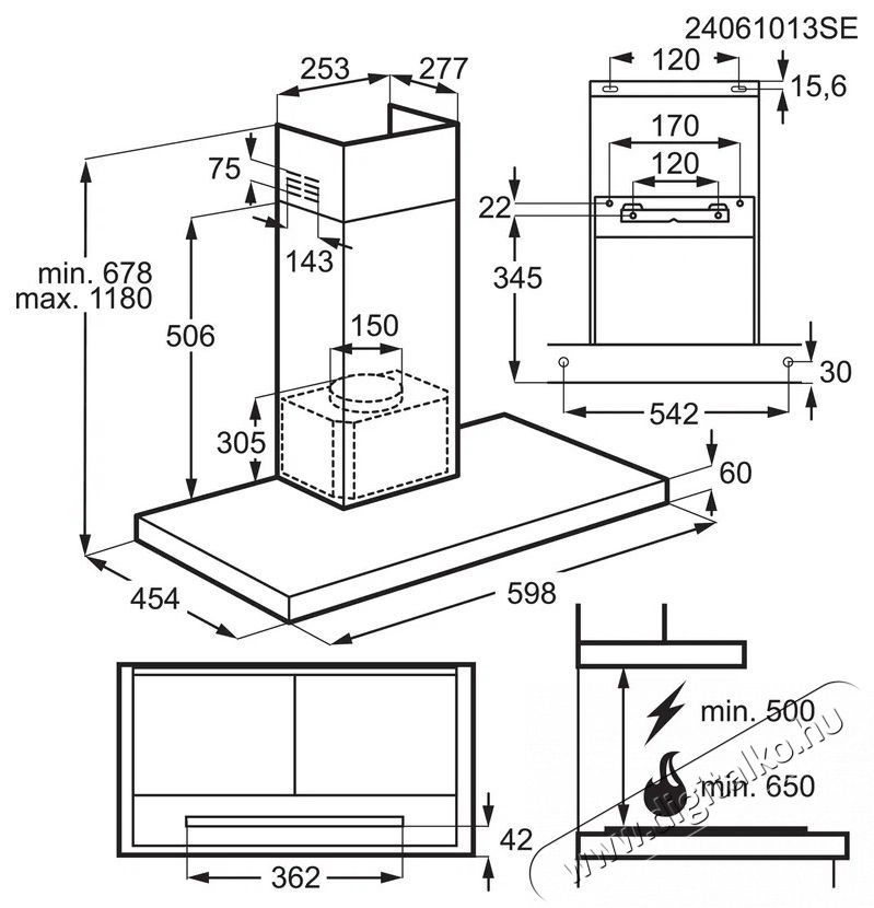Electrolux LFT826X dekorat&iacute;v be&eacute;p&iacute;thető p&aacute;raelsz&iacute;v&oacute; Konyhai term&eacute;kek - P&aacute;raelsz&iacute;v&oacute; - Be&eacute;p&iacute;thető / kih&uacute;zhat&oacute; - 533314