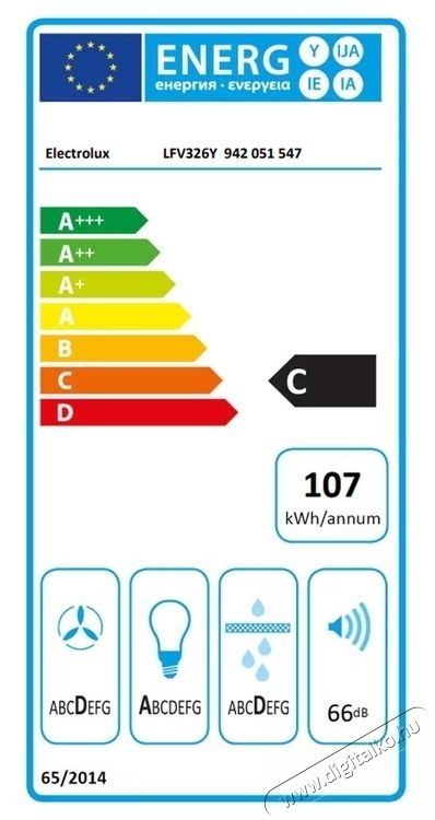 Electrolux LFV326Y dekorat&iacute;v be&eacute;p&iacute;thető p&aacute;relsz&iacute;v&oacute; Konyhai term&eacute;kek - P&aacute;raelsz&iacute;v&oacute; - Be&eacute;p&iacute;thető / kih&uacute;zhat&oacute; - 533311