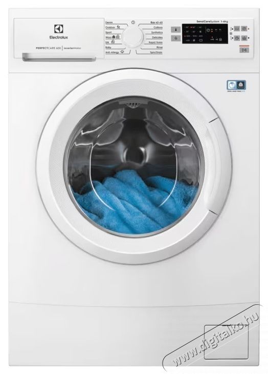 Electrolux EW6SM526WE, Slim mos&oacute;g&eacute;p, 6 kg, 1200 RPM, B energiaoszt&aacute;ly, inverteres motor &aacute;lland&oacute; m&aacute;gnessel, gyors 14 perc, feh&eacute;r H&aacute;ztart&aacute;s / Otthon / K&uuml;lt&eacute;r - Mos&oacute;g&eacute;p / sz&aacute;r&iacute;t&oacute;g&eacute;p - El&ouml;lt&ouml;ltős keskeny (45cm-ig) mos&oacute;g&eacute;p - 536447