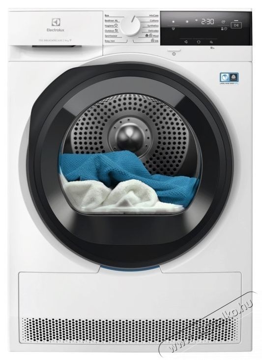 Electrolux EW7D395UCE, Hőszivatty&uacute;s sz&aacute;r&iacute;t&oacute;g&eacute;p, 9 kg, C energiaoszt&aacute;ly, Inverter motor, Wi-Fi, LED kijelző, DelicateCare, SensiCare, Belső vil&aacute;g&iacute;t&aacute;s, Feh&eacute;r H&aacute;ztart&aacute;s / Otthon / K&uuml;lt&eacute;r - Mos&oacute;g&eacute;p / sz&aacute;r&iacute;t&oacute;g&eacute;p - Sz&aacute;r&iacute;t&oacute;g&eacute;p - 536444