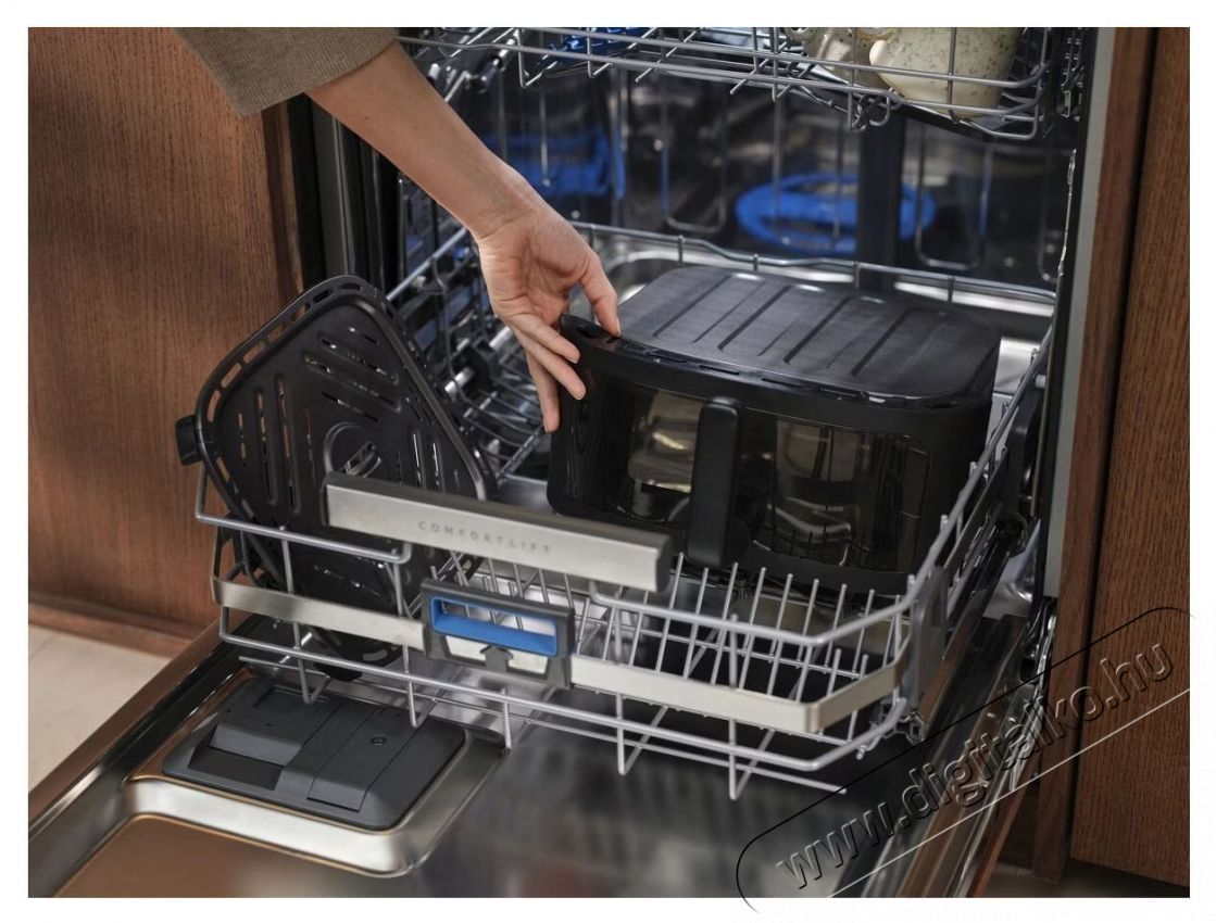 Electrolux 800 Series EAFD11B dupla forr&oacute;levegős fritőz Konyhai term&eacute;kek - Konyhai kisg&eacute;p (s&uuml;t&eacute;s / főz&eacute;s / hűt&eacute;s / &eacute;telk&eacute;sz&iacute;t&eacute;s) - L&eacute;gkever&eacute;ses főzőg&eacute;p / elektromos kukta / multifunkci&oacute;s s&uuml;tő - 537608