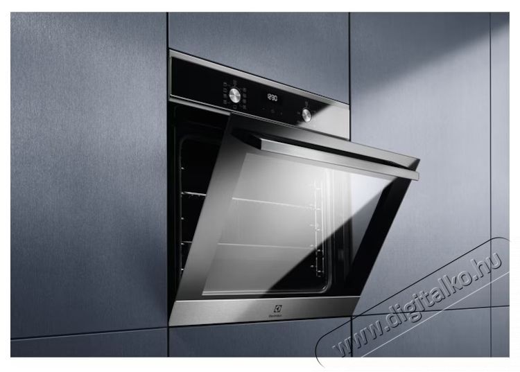 Electrolux EOF5H40BX Be&eacute;p&iacute;thető s&uuml;tő, Elektromos, 65 l, 9 program, konvekci&oacute;s, grill, D energiaoszt&aacute;ly, Rozsdamentes ac&eacute;l Konyhai term&eacute;kek - S&uuml;tő-főzőlap, tűzhely (be&eacute;p&iacute;thető) - S&uuml;tő (be&eacute;p&iacute;thető) - 537779