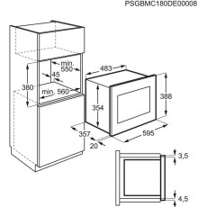 Electrolux EMS4253TEX be&eacute;p&iacute;thető mikrohull&aacute;m&uacute; s&uuml;tő Konyhai term&eacute;kek - Mikrohull&aacute;m&uacute; s&uuml;tő - Mikrohull&aacute;m&uacute; s&uuml;tő (be&eacute;p&iacute;thető) - 361364