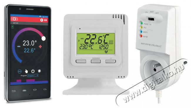 Elektrobock BT725 WIFI H&aacute;ztart&aacute;s / Otthon / K&uuml;lt&eacute;r - Okos otthon - Termoszt&aacute;t - 508072