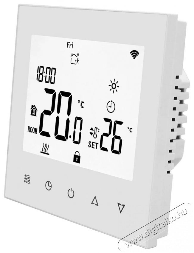 Elektrobock PT740W-EI WiFi, feh&eacute;r H&aacute;ztart&aacute;s / Otthon / K&uuml;lt&eacute;r - Okos otthon - Termoszt&aacute;t - 508070