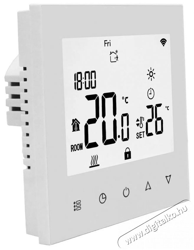 Elektrobock PT740W-EI WiFi, feh&eacute;r H&aacute;ztart&aacute;s / Otthon / K&uuml;lt&eacute;r - Okos otthon - Termoszt&aacute;t - 508070