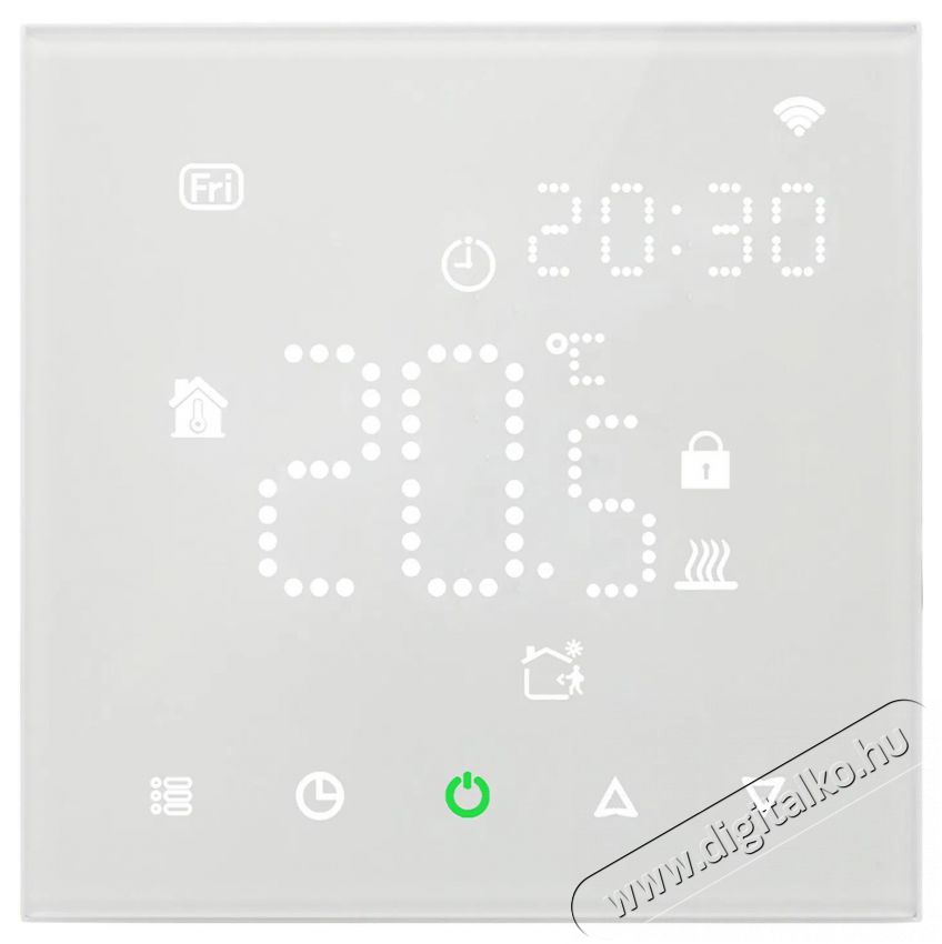 Elektrobock PT741W-EI, feh&eacute;r H&aacute;ztart&aacute;s / Otthon / K&uuml;lt&eacute;r - Okos otthon - Termoszt&aacute;t - 508078