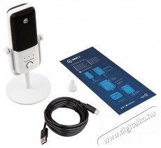Elgato Wave:3 White Fot&oacute;-Vide&oacute; kieg&eacute;sz&iacute;tők - Mikrofon - Mikrofon r&aacute;di&oacute;knak - 524709