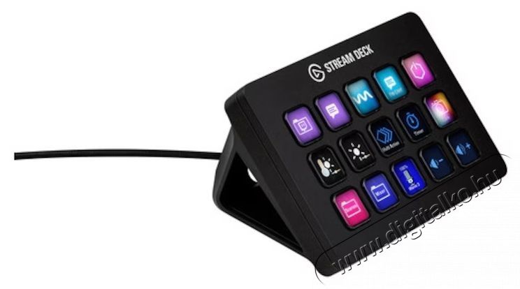 Elgato Stream Deck MK.2 vez&eacute;rlő, 15 gomb, &aacute;ll&iacute;that&oacute; &aacute;llv&aacute;ny, fekete Iroda &eacute;s sz&aacute;m&iacute;t&aacute;stechnika - Egy&eacute;b sz&aacute;m&iacute;t&aacute;stechnikai term&eacute;k - 533347