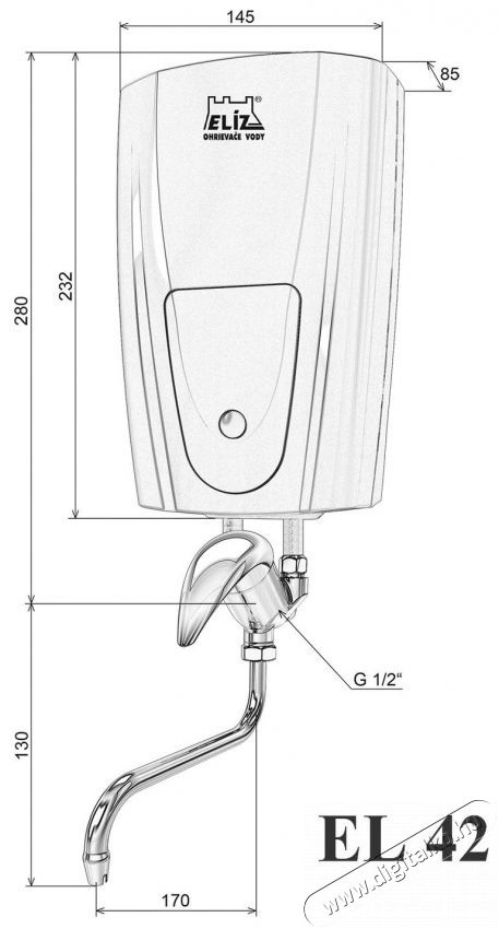 ELIZ EL 42 H&aacute;ztart&aacute;s / Otthon / K&uuml;lt&eacute;r - V&iacute;zmeleg&iacute;tő / bojler / t&aacute;rol&oacute; - Bojler / melegv&iacute;z t&aacute;rol&oacute; - 515375