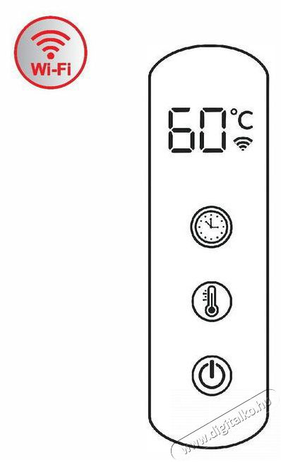 ELIZ EBS 6/55 AF-W WiFi H&aacute;ztart&aacute;s / Otthon / K&uuml;lt&eacute;r - Fűt&eacute;s - Fali fűtőtest - 529456
