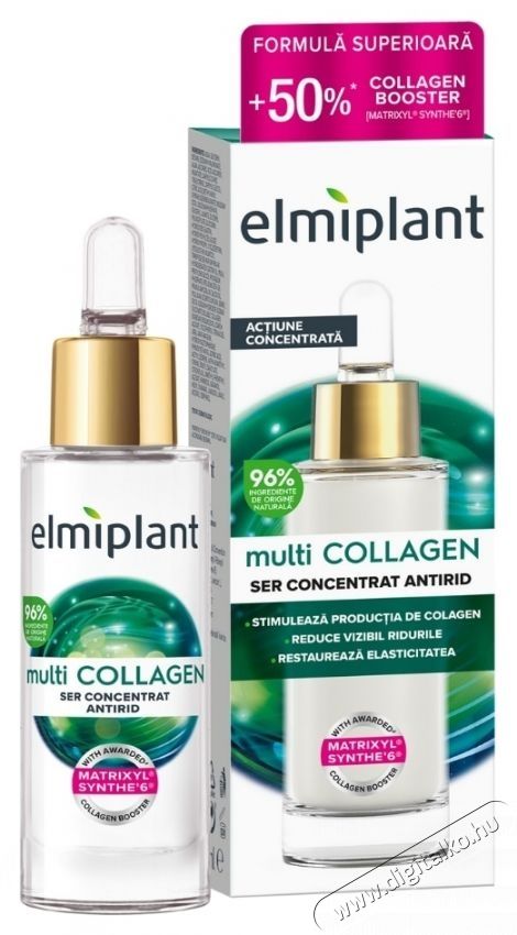 Elmiplant Multicollagen r&aacute;ncosod&aacute;s elleni sz&eacute;rum minden bőrt&iacute;pusra, 50 ml Sz&eacute;ps&eacute;g&aacute;pol&aacute;s / Eg&eacute;szs&eacute;g - Arc / bőr &aacute;pol&aacute;s - Kieg&eacute;sz&iacute;tő - 536470