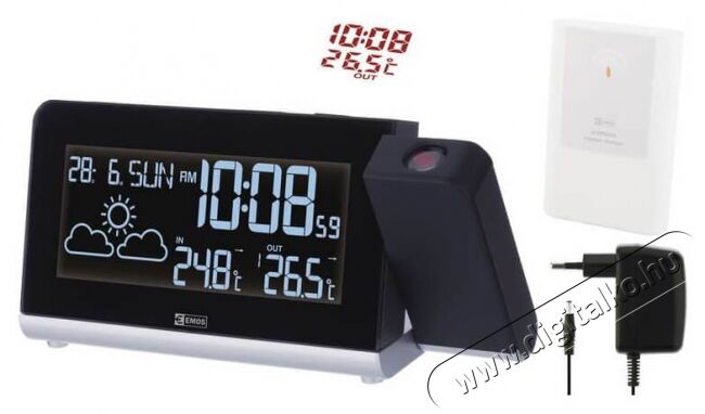 Emos E8466 meteorol&oacute;giai &aacute;llom&aacute;s H&aacute;ztart&aacute;s / Otthon / K&uuml;lt&eacute;r - Lak&aacute;sfelszerel&eacute;s - Időj&aacute;r&aacute;s &aacute;llom&aacute;s - 337041