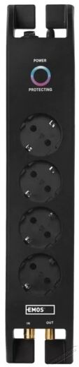 Emos EMOS P54222 2m 1800J SCHUKO 4 csatlakoz&oacute;s eloszt&oacute; H&aacute;ztart&aacute;s / Otthon / K&uuml;lt&eacute;r - Vil&aacute;g&iacute;t&aacute;s / elektromoss&aacute;g - H&aacute;l&oacute;zati eloszt&oacute; / hosszabb&iacute;t&oacute; / adapter - 369297