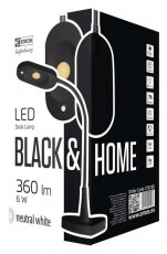 Emos Z7523B fekete LED asztali l&aacute;mpa H&aacute;ztart&aacute;s / Otthon / K&uuml;lt&eacute;r - Vil&aacute;g&iacute;t&aacute;s / elektromoss&aacute;g - Asztali l&aacute;mpa - 337083