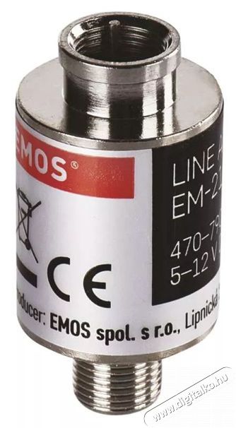 Emos J5710 DVB-T/T2 30dB antenna előerős&iacute;tő Tv kieg&eacute;sz&iacute;tők - Antenna - Kieg&eacute;sz&iacute;tő - 380066