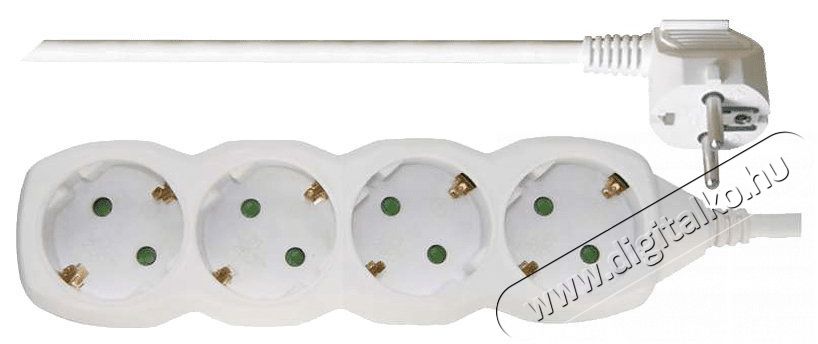 Emos P0421 Eloszt&oacute; 4 Aljzat 1,5 M - Feh&eacute;r H&aacute;ztart&aacute;s / Otthon / K&uuml;lt&eacute;r - Vil&aacute;g&iacute;t&aacute;s / elektromoss&aacute;g - H&aacute;l&oacute;zati eloszt&oacute; / hosszabb&iacute;t&oacute; / adapter - 382573