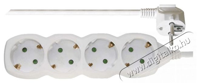 Emos P0421 Eloszt&oacute; 4 Aljzat 1,5 M - Feh&eacute;r H&aacute;ztart&aacute;s / Otthon / K&uuml;lt&eacute;r - Vil&aacute;g&iacute;t&aacute;s / elektromoss&aacute;g - H&aacute;l&oacute;zati eloszt&oacute; / hosszabb&iacute;t&oacute; / adapter - 382573