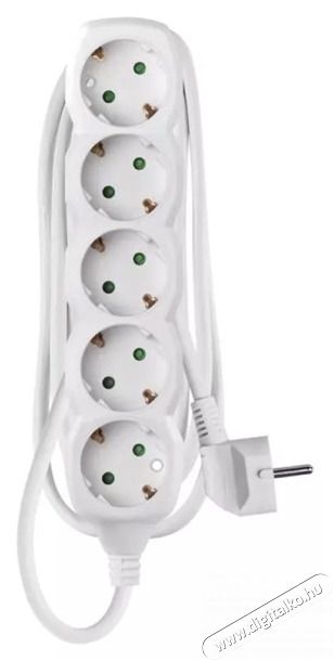 Emos P0521R 5 aljzat 1,5m&eacute;ter 1,5mm2 kapcsol&oacute; n&eacute;lk&uuml;li feh&eacute;r hosszabb&iacute;t&oacute; H&aacute;ztart&aacute;s / Otthon / K&uuml;lt&eacute;r - Vil&aacute;g&iacute;t&aacute;s / elektromoss&aacute;g - H&aacute;l&oacute;zati eloszt&oacute; / hosszabb&iacute;t&oacute; / adapter - 387335